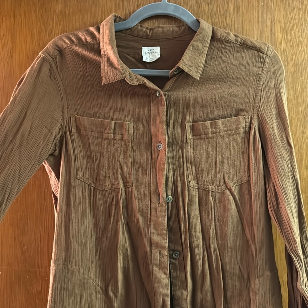 O’Neill button up cover up / dress